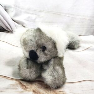 Vintage Aurora A&A Koala Bear Flopsie Plush Stuffed Toy Fuzzy Frosted 12 Inch